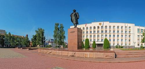 Панорама — жанровая скульптура В. И. Ленин, Гродно