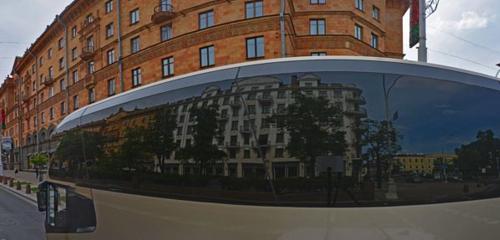 Панорама — мемориальная доска, закладной камень Борису Аракчееву, Минск