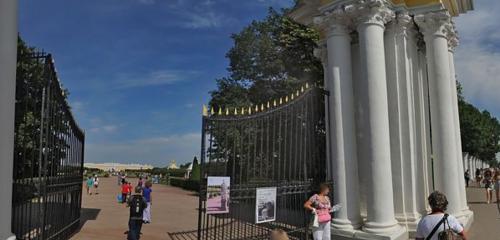Панорама достопримечательность — Главные ворота Верхнего сада — Петергоф, фото №1
