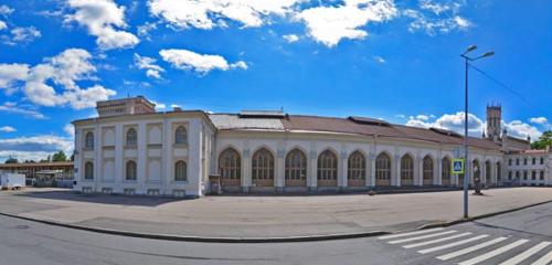 Панорама — железнодорожный вокзал Вокзал Новый Петергоф, Петергоф