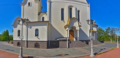 Panorama — orthodox church Church of the Apostles Peter and Paul, Sestroretsk