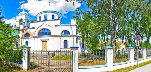 Panorama — orthodox church Cathedral of the Nativity of the Virgin, Priozersk