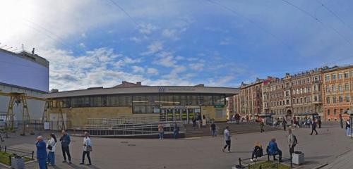 Панорама — станция метро Василеостровская, Санкт‑Петербург