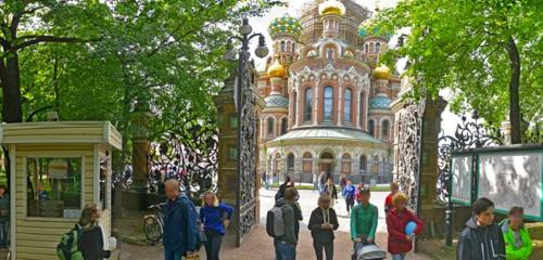 Panorama — landmark, attraction Ограда Михайловского сада, Saint Petersburg