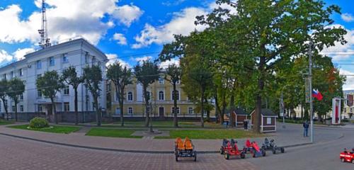 Panorama — park, sokak heykeli Нулевой километр, Smolensk