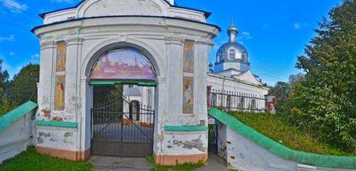 Panorama — orthodox church Sobor Rozhdestva Presvyatoy Bogoroditsy v Novoy Ladoge, Novaya Ladoga