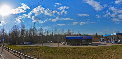 Panorama — benzin istasyonu Gazpromneft, Saint‑Petersburg ve Leningradskaya oblastı