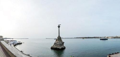 Panorama — monument, memorial The flooded ships, Sevastopol