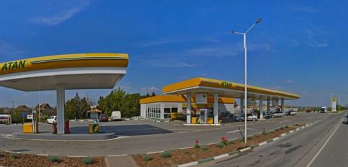Panorama — benzin istasyonu Atan, Kırım Cumhuriyeti