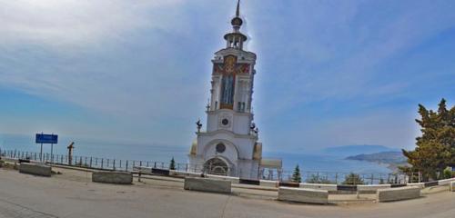Panorama — orthodox church Tserkov Nikolaya Chudotvortsa V Malorechenskom, Republic of Crimea
