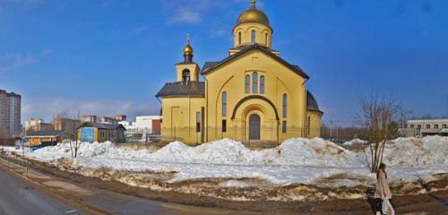 Панорама — православный храм Церковь Георгия Победоносца, Москва и Московская область