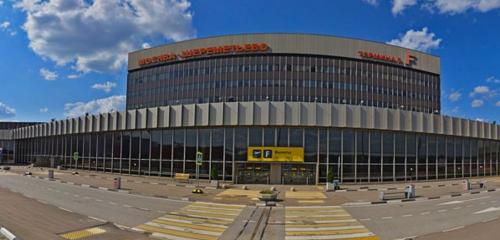 Panorama — havaalanı terminali Sheremetyevo international airport, terminal F, Moskova ve Moskovskaya oblastı