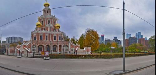 Панорама — православный храм Церковь Покрова Пресвятой Богородицы в Филях, Москва