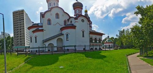 Панорама — православный храм Церковь Троицы Живоначальной в Старых Черёмушках, Москва
