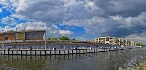 Panorama landing stage, wharf — South River Terminal Pier — Moscow, photo 1