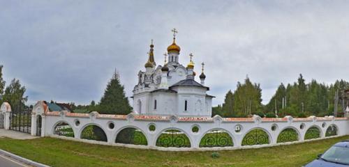 Панорама — православный храм Церковь Всех Святых в Земле Российской Просиявших, Белоозерский