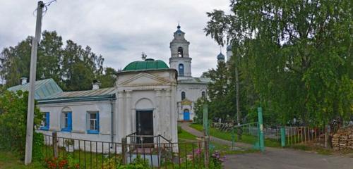 Панорама — православный храм Церковь Успения Пресвятой Богородицы в Балобаново, Рыбинск