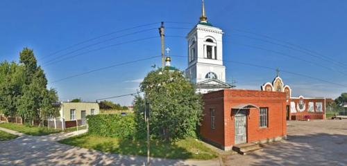 Panorama — orthodox church Church of the Transfiguration at Kanischevo, Ryazan