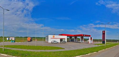 Panorama — benzin istasyonu Texaco, Tambovskaya oblastı