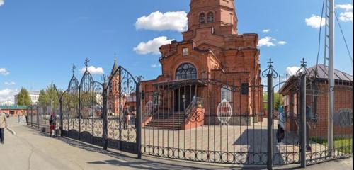 Панорама — православный храм Александро-Невский кафедральный собор, Курган