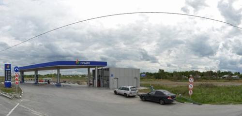 Panorama — gas station Prime, Ob