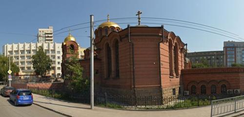 Panorama — orthodox church Tserkov Ioanna Predtechi pri sobore Aleksandra Nevskogo, Novosibirsk