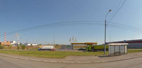 Panorama — gas station Rosneft', Krasnoyarsk