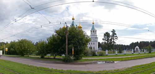 Панорама — православный храм Кафедральный собор Святой Троицы, Ангарск