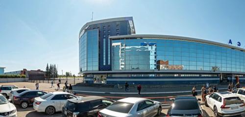 Panorama — şapel, haç anıtı Часовня иконы Божией Матери Благодатное Небо, Irkutsk